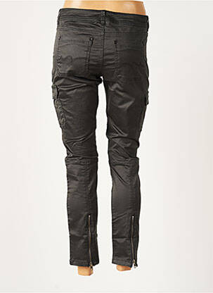 Pantalon cargo buzunare talie joasă negru TEDDY SMITH femeie