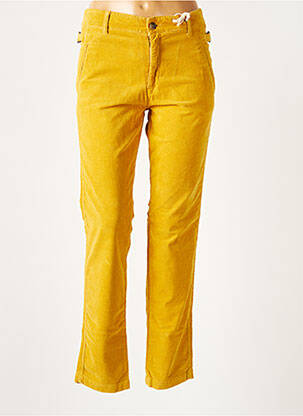 Pantalon chino galben AVIDA DOLLARS femeie