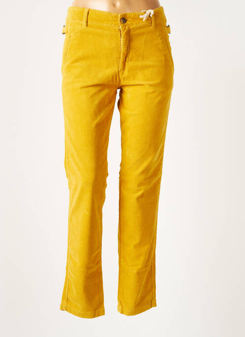 Pantalon chino galben AVIDA DOLLARS femeie