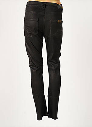 Pantalon slim elasticitate mărime normală negru LE TEMPS DES CERISES femeie