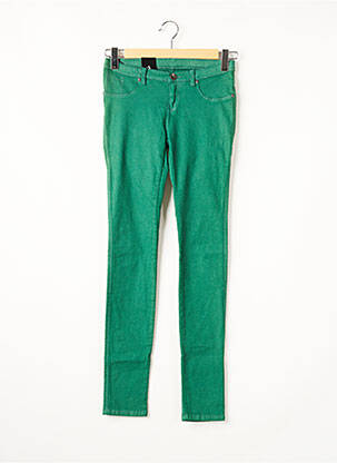 Jegging țesătură poplin talie joasă verde DR DENIM femeie