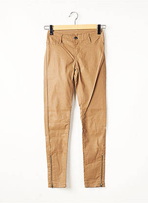 Pantalon 7/8 elasticitate mărime normală bej TEDDY SMITH femeie