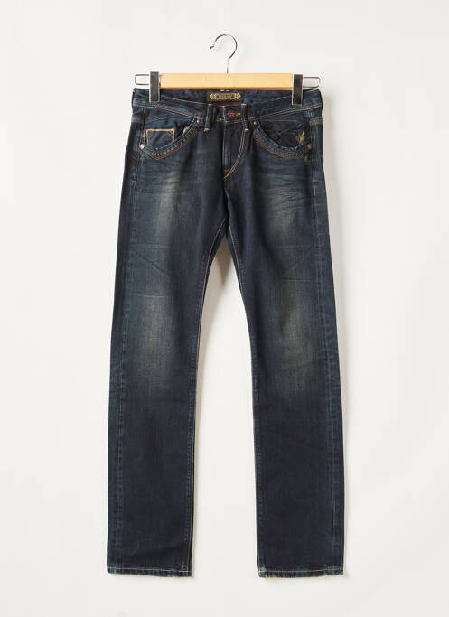 Blugi cu croială dreaptă albastru FIVE PM femeie