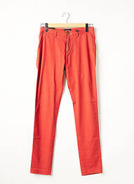 Pantalon chino țesătură poplin talie joasă roșu SCOTCH & SODA bărbat