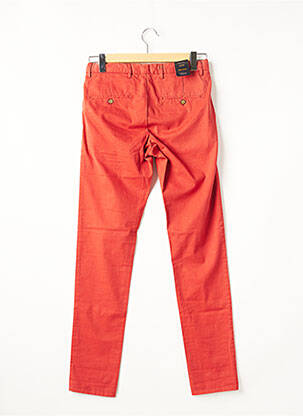 Pantalon chino țesătură poplin talie joasă roșu SCOTCH & SODA bărbat