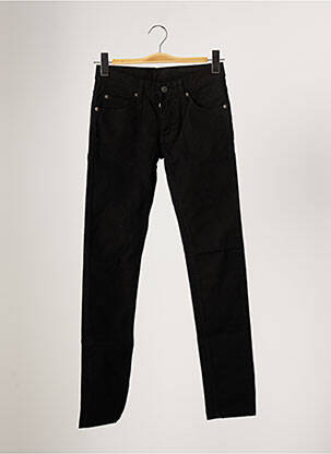 Blugi cu croială slim broderie cu nituri mărime normală negru CHEAP MONDAY femeie