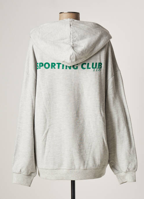 Hanorac cu glugă gri MARGAUX LONNBERG femeie