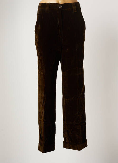 Pantalon drept verde LAURENCE BRAS femeie