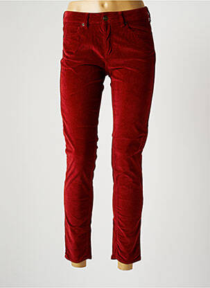 Pantalon drept roșu FIVE femeie