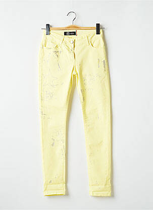 Pantalon slim galben RELISH femeie