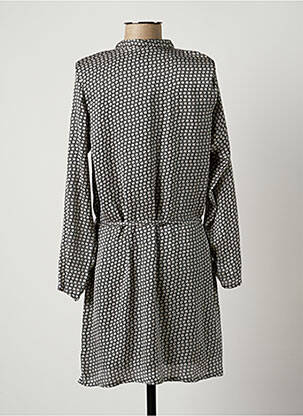 Rochie scurtă mâneci lungi mâneci lungi gri ROSE ELECTRON femeie