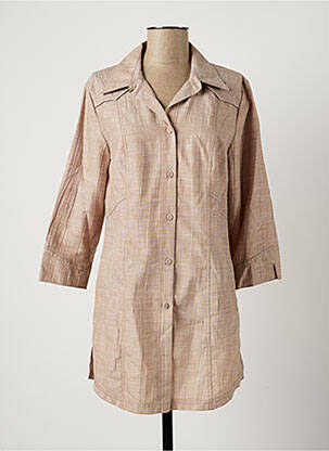 Tunică mâneci lungi maro PAUPORTÉ femeie