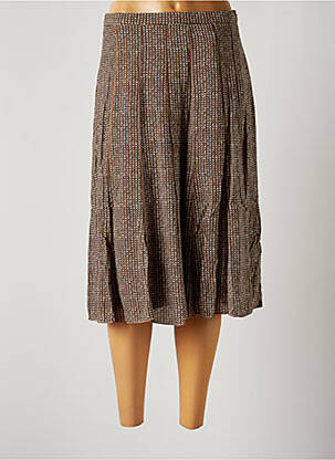 Fustă midi maro PAUPORTÉ femeie