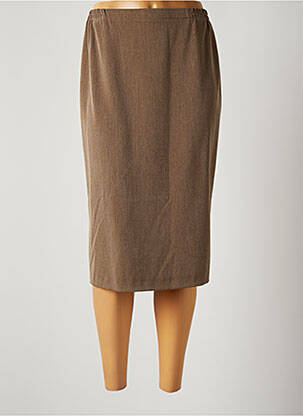 Fustă midi maro FRANCE RIVOIRE femeie