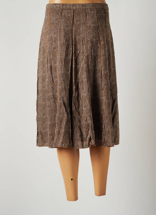 Fustă midi maro PAUPORTÉ femeie