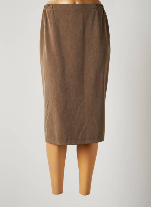 Fustă midi maro FRANCE RIVOIRE femeie