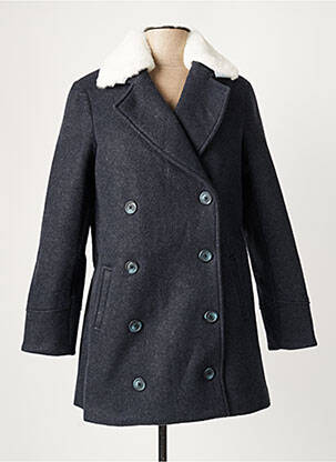 Palton lung albastru MINUIT SUR TERRE femeie