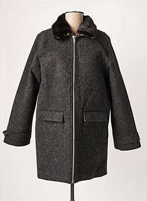 Palton lung gri MINUIT SUR TERRE femeie