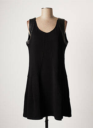 Rochie scurtă fără mâneci fără mâneci negru ARELINE femeie