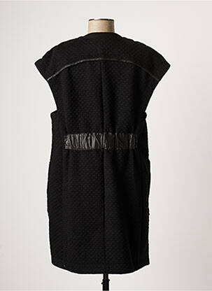 Rochie scurtă fără mâneci fără mâneci negru ARELINE femeie
