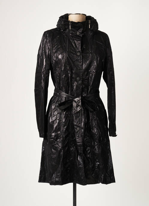 Trench negru ARELINE femeie