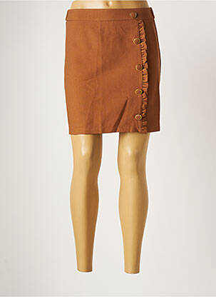 Fustă scurtă maro EMMA ELLA femeie