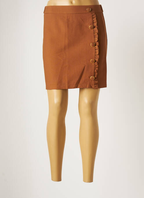 Fustă scurtă maro EMMA ELLA femeie