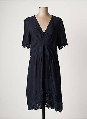 Rochie midi mâneci scurte mâneci scurte albastru ATHÉ femeie