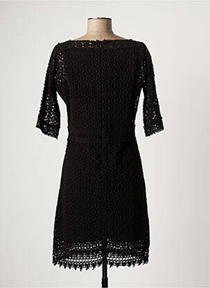 Rochie midi mâneci 3/4 mâneci 3/4 negru ATHÉ femeie
