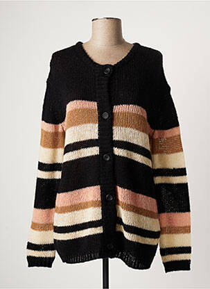 Vestă cu mâneci lungi negru FIVE femeie