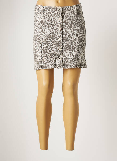 Fustă scurtă gri DENIM STUDIO femeie