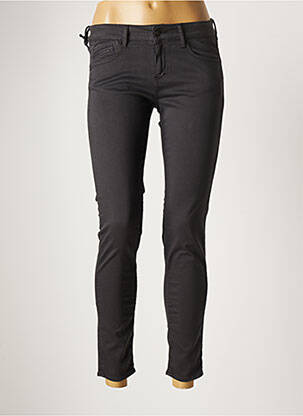 Pantalon 7/8 elasticitate talie joasă gri FIVE femeie