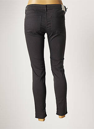 Pantalon 7/8 elasticitate talie joasă gri FIVE femeie