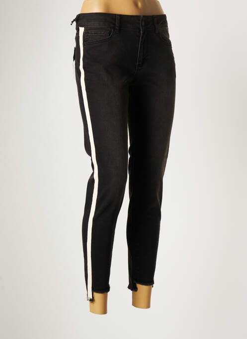 Blugi cu croială slim negru FIVE femeie