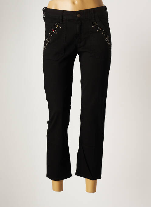 Blugi cu croială dreaptă negru FIVE femeie