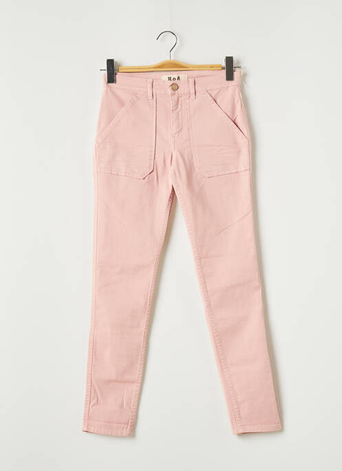 Blugi cu croială slim roz HOD femeie