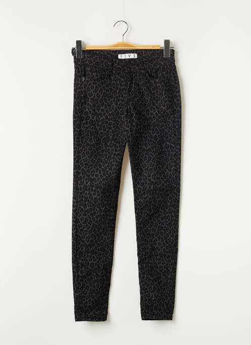 Pantalon 7/8 gri FIVE femeie