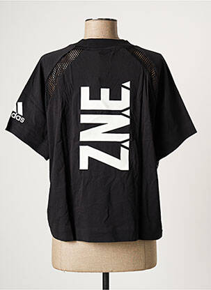 Tricou croială dreaptă mâneci scurte negru ADIDAS femeie