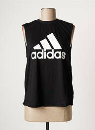 Maiou croială dreaptă fără mâneci negru ADIDAS femme