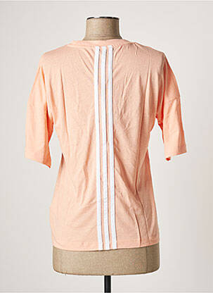Tricou croială dreaptă mâneci scurte portocalie ADIDAS femeie