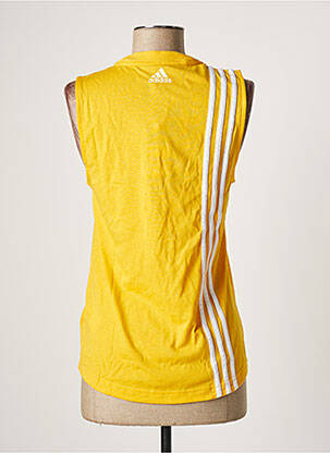 Maiou elasticitate fără mâneci galben ADIDAS femeie