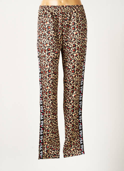 Pantalon drept maro FILA fată