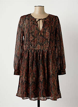 Rochie scurtă maro LA PETITE ETOILE femeie