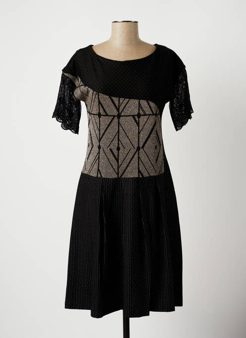 Rochie midi negru SAVE THE QUEEN femeie