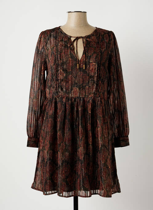 Rochie scurtă maro LA PETITE ETOILE femeie