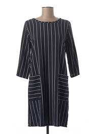 Rochie scurtă mâneci 3/4 mâneci 3/4 albastru MINSK femme