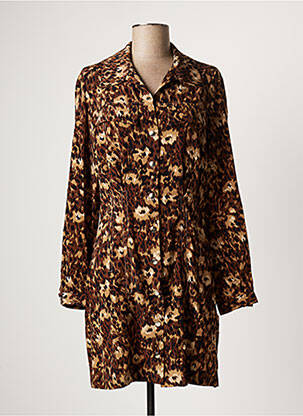 Rochie scurtă maro JANE WOOD femeie