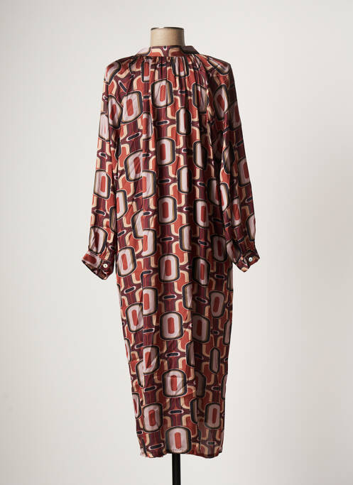 Rochie midi maro SCARLET ROOS femeie