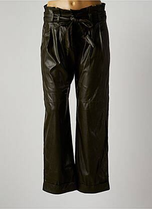 Pantalon chino verde OPULLENCE femeie