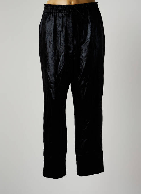 Pantalon drept talie înaltă talie înaltă negru VIE TA VIE femme